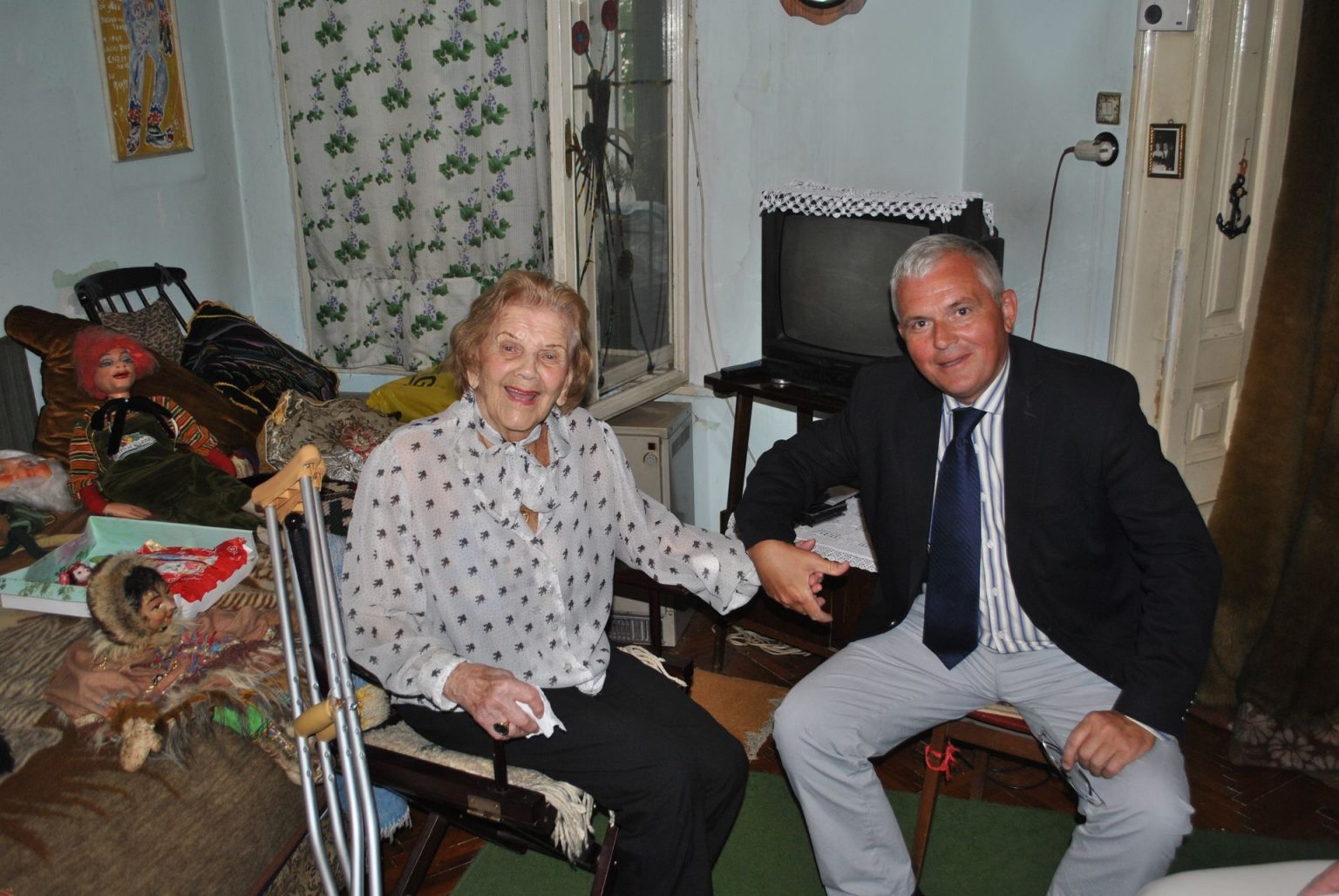 У посети код глумице Бранке Веселиновић