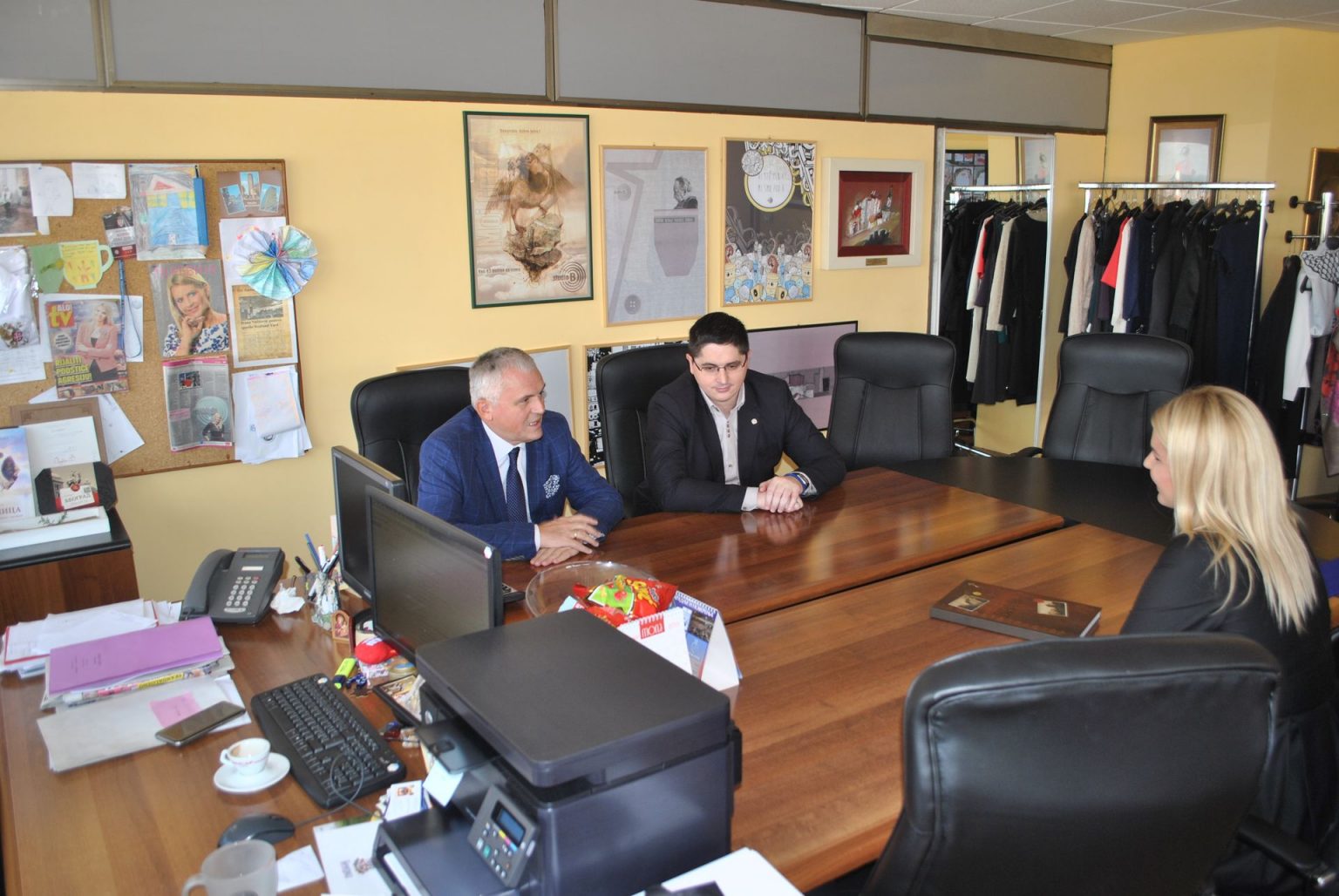 Predsednik Nedeljković posetio Studio B Studio B