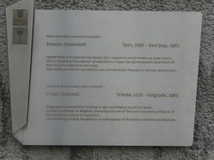 Obeležje arhitekti Milanu Zlokoviću