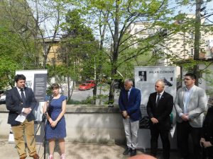 Obeležje arhitekti Milanu Zlokoviću