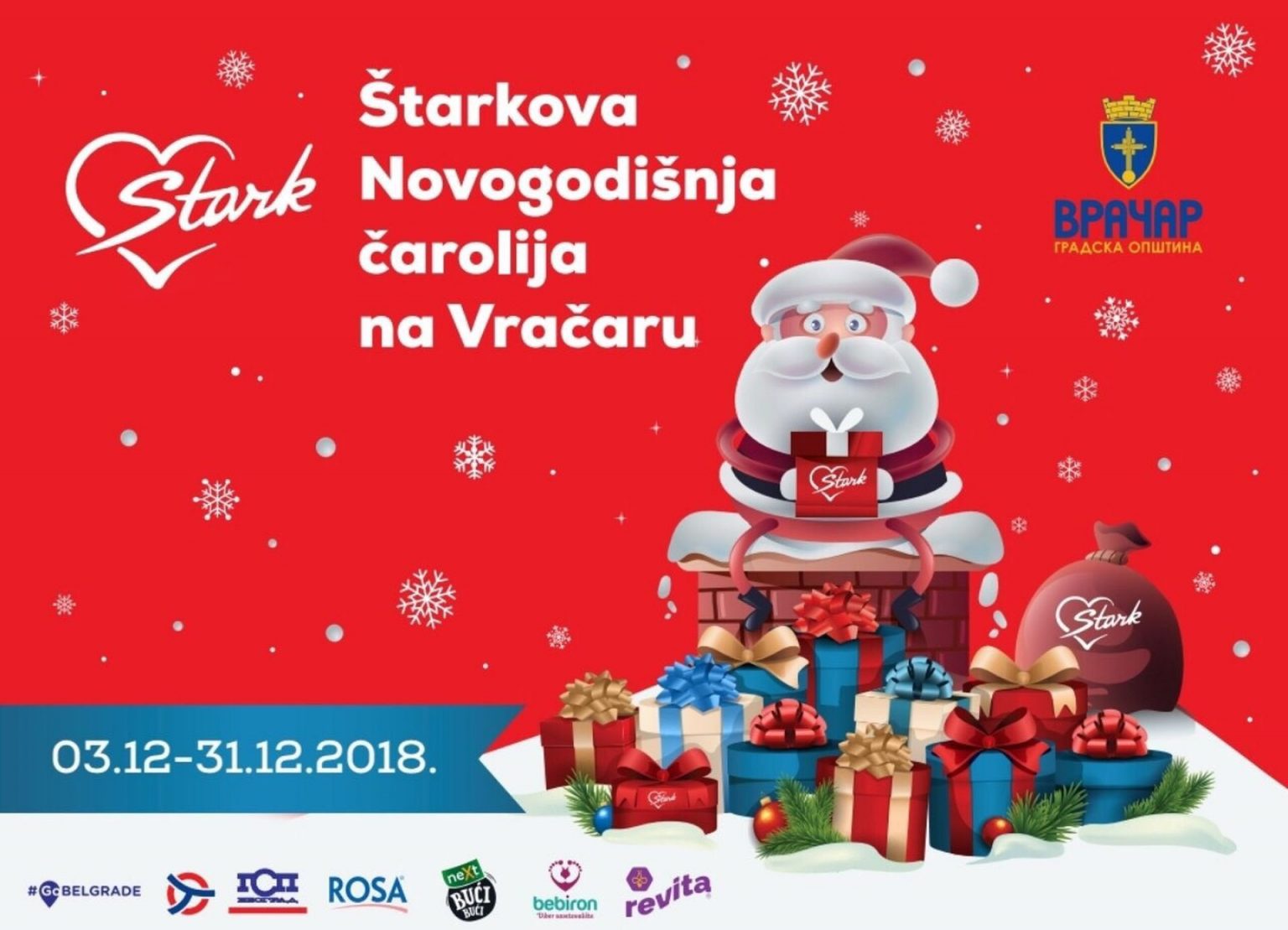 ПОЧЕЛА НОВОГОДИШЊА ЧАРОЛИЈА НА ВРАЧАРУ Novogodišnja čarolija
