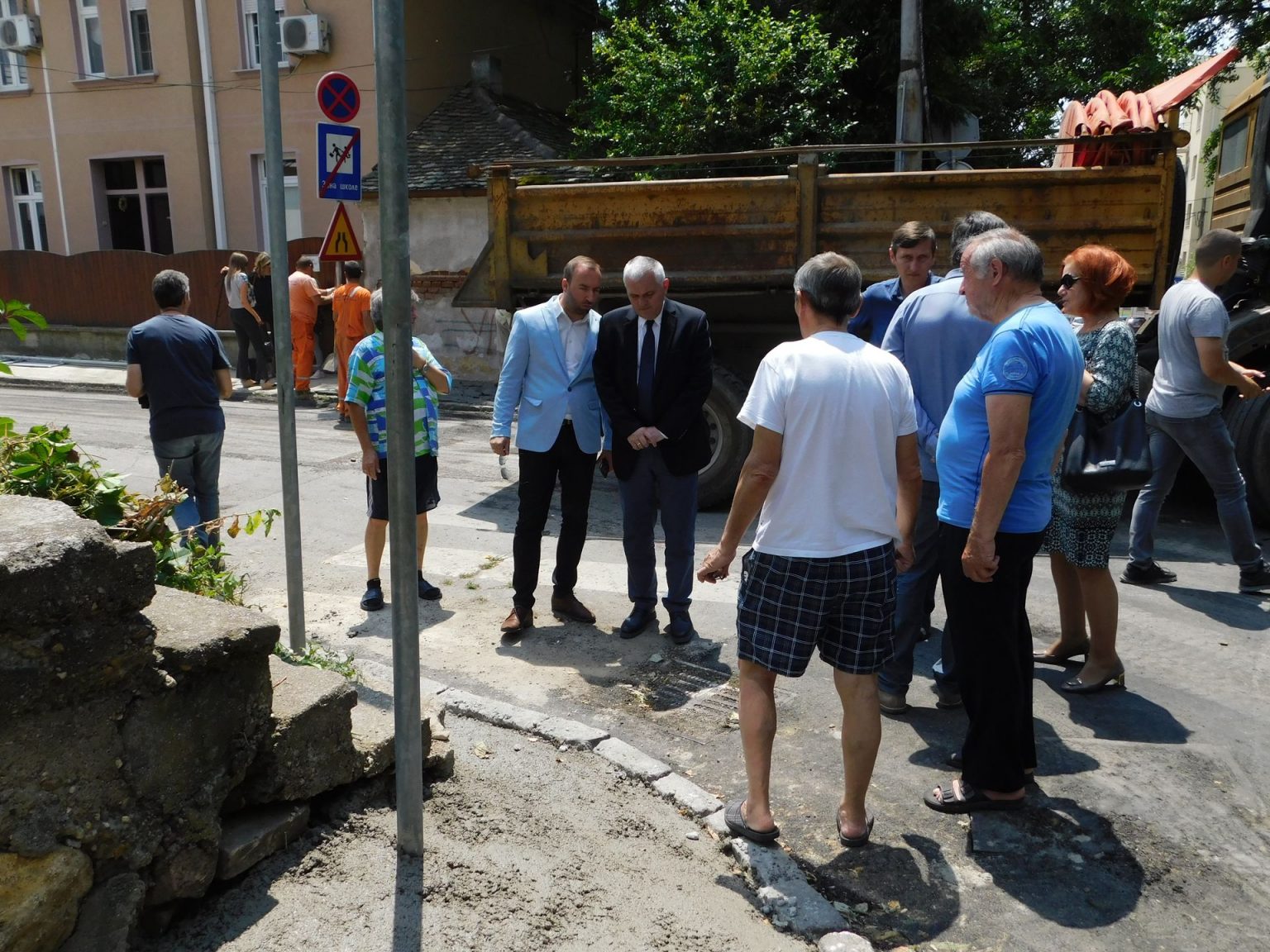 Председник општине обишао радове на реконструкцији Церске улице