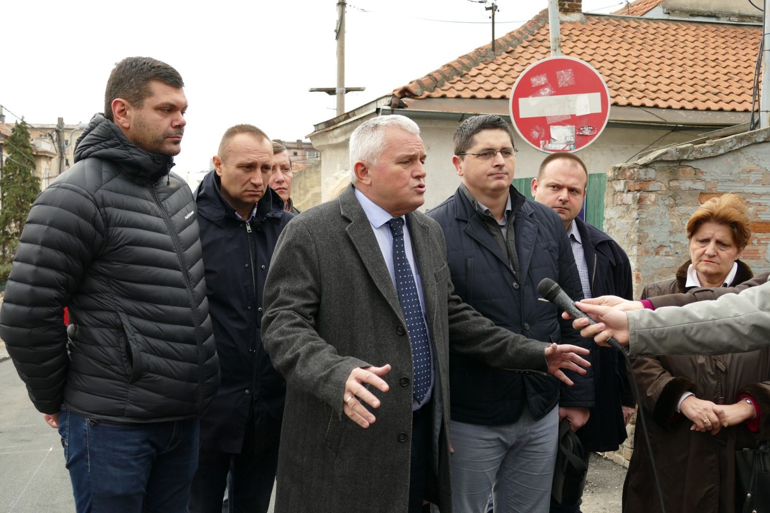 OBILAZAK RADOVA U ĐERDAPSKOJ ULICI Obilazak radova