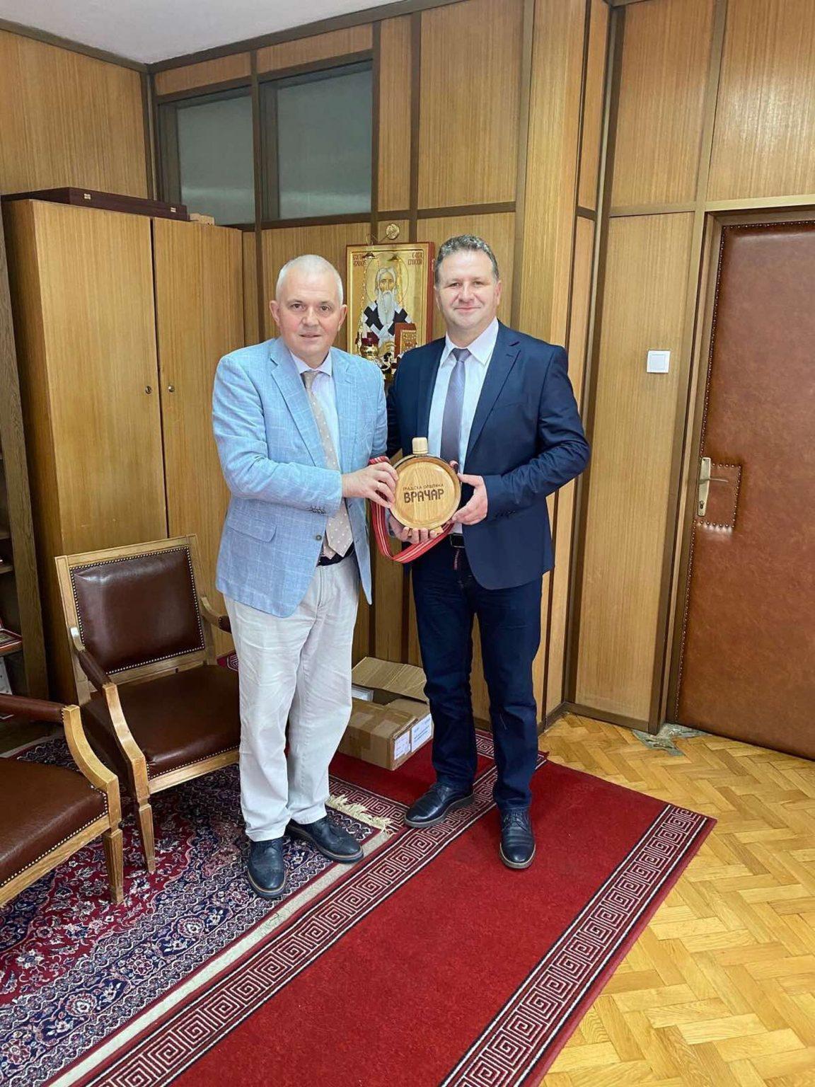 RAZGOVORI O SARADNJI SA OPŠTINOM MEDVEĐA Sastanak