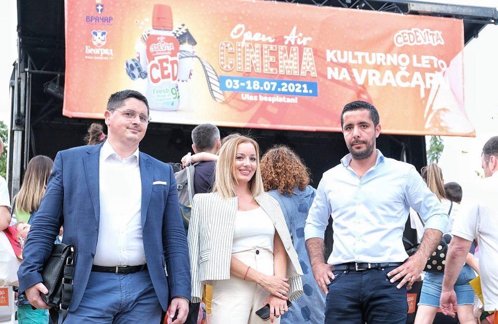 Посета министра Томислава Момировића  „Културном лету на Врачару“ – Open air cinema