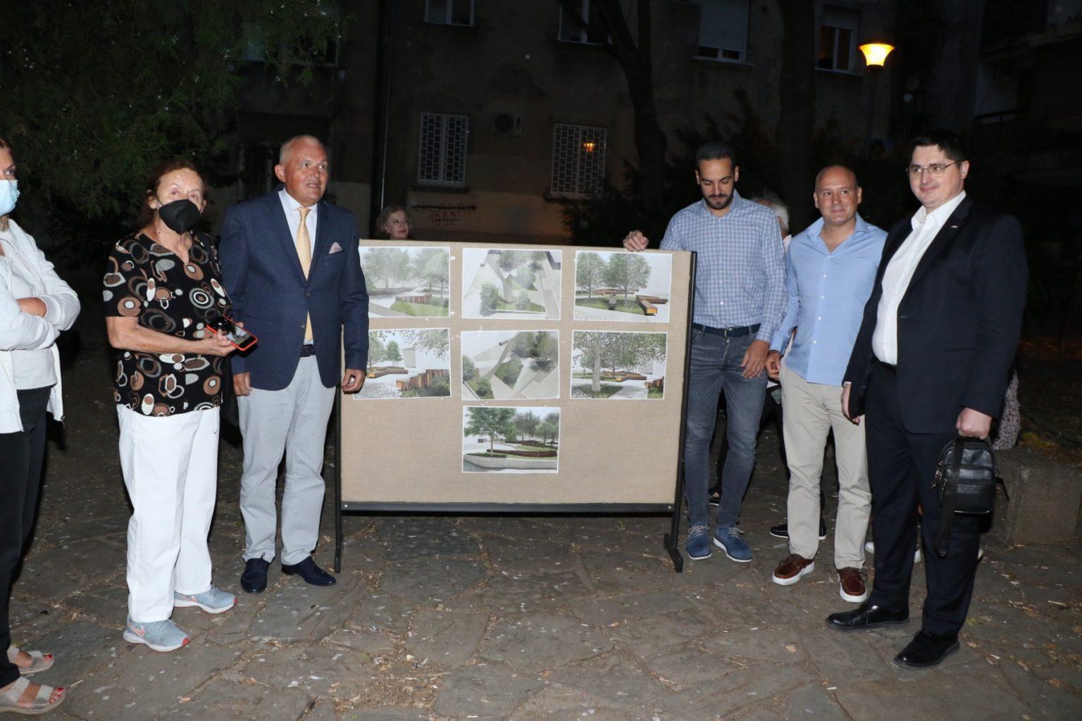 ПРЕЗЕНТАЦИЈА ПРОЈЕКТА УРЕЂЕЊА ПЛАТОА У МУТАПОВОЈ УЛИЦИ prezentacija projekta