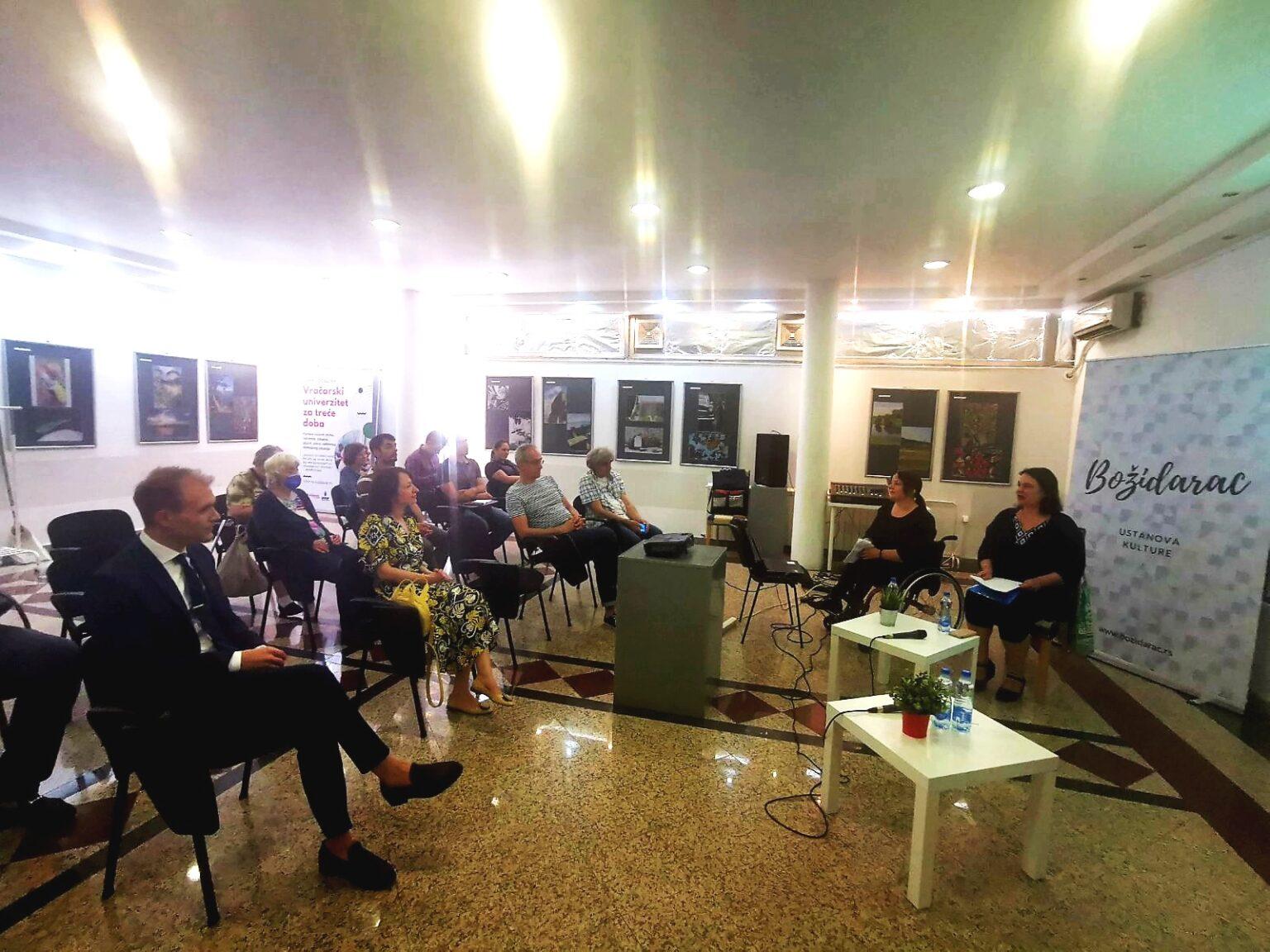 ОДРЖАНА ПРОМОЦИЈА ПУБЛИКАЦИЈЕ „ИНДИКАТОРИ ЗА МЕРЕЊЕ ИНКЛУЗИВНОСТИ УСТАНОВА КУЛТУРЕ И ЊИХОВИХ ПРОГРАМА“ У БОЖИДАРЦУ