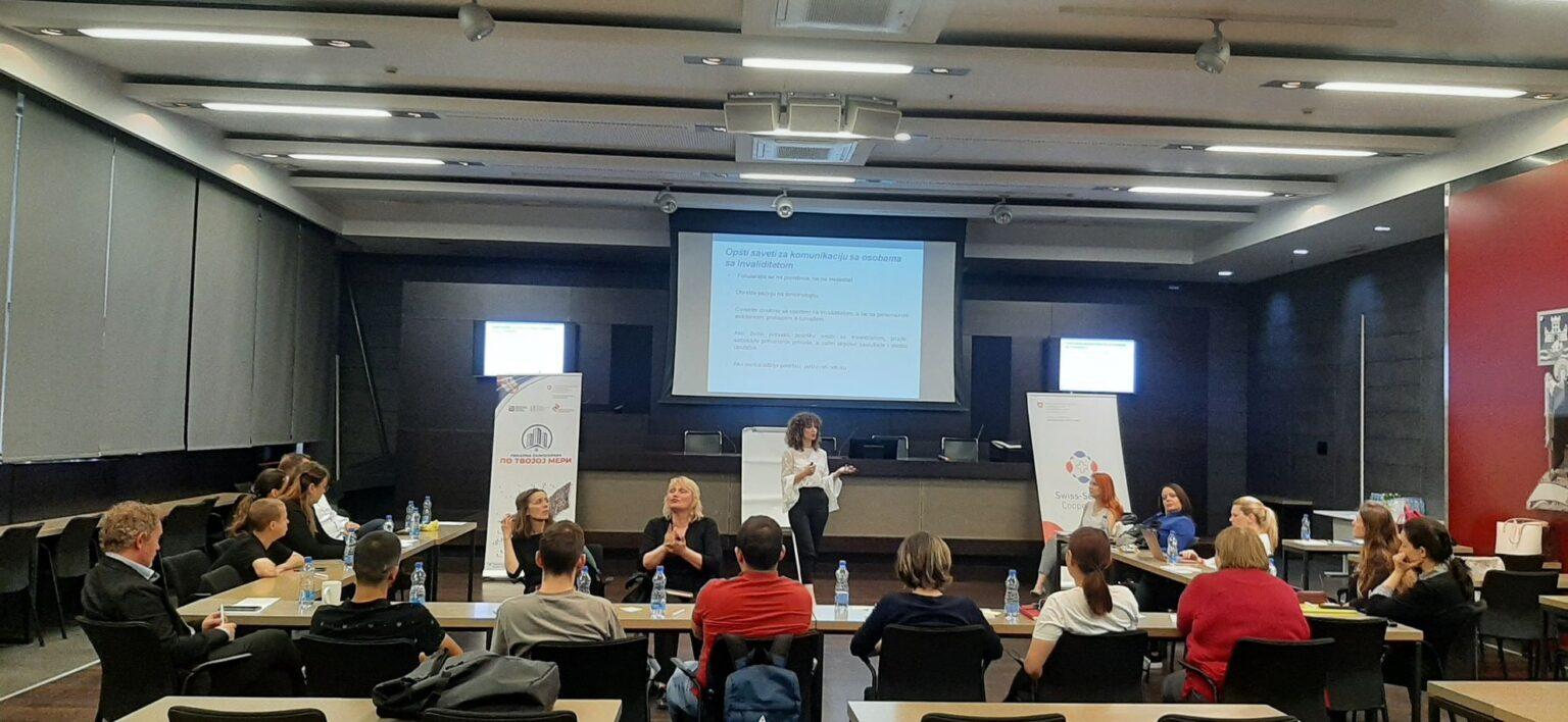 ZAVRŠEN DVODNEVNI TRENING NA TEMU PRISTUPAČNOSTI I UNIVEZALNOG DIZAJNA