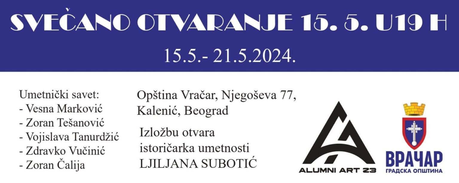 IZLOŽBA UDRUŽENJA „ALUMNI ART 23“