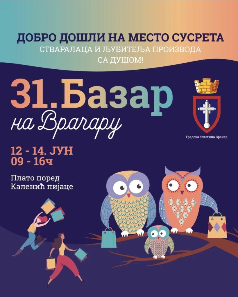 БАЗАР НА ВРАЧАРУ ОВОГ ВИКЕНДА КОД КАЛЕНИЋ ПИЈАЦЕ